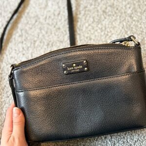 Kate Spade Black Crossbody Bag with Sleek Design